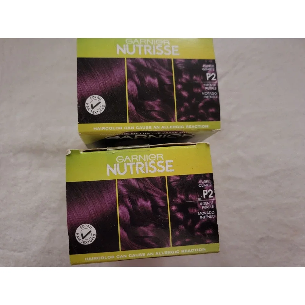 Lot of 2 Garnier Nutrisse Ultra Color - P2 Purple Quartz